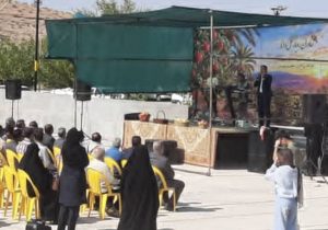 گزارش تصویری از افتتاحیۀ هفتمین جشنوارۀ انار و خرمای خاوران